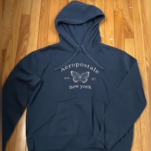 Aéropostale blue butterfly hoodie